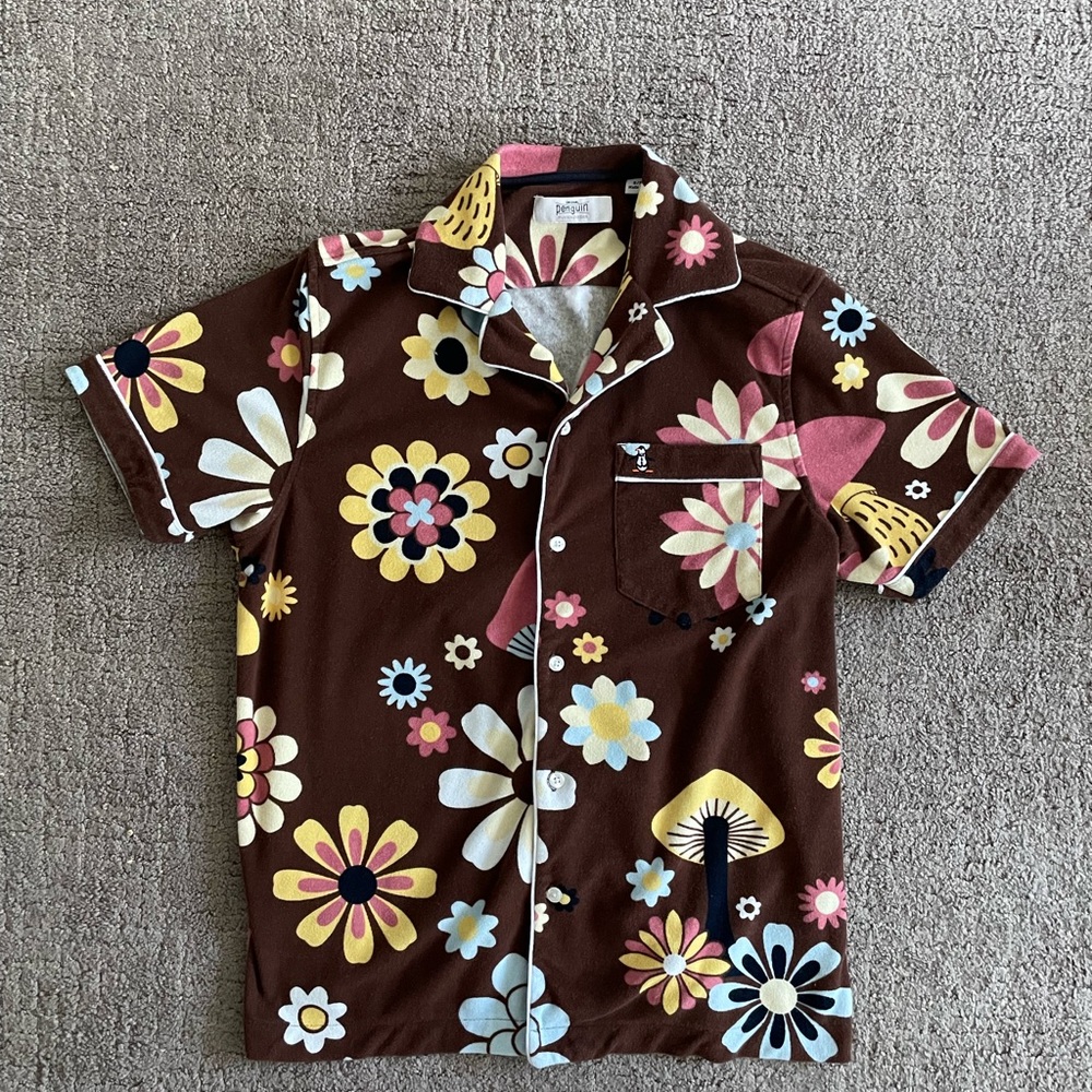 Penguin Floral Short Sleeve Shirt